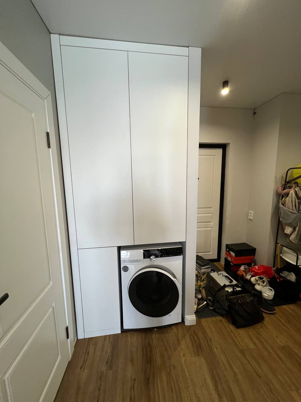 Шкаф над стиральной машиной Белый